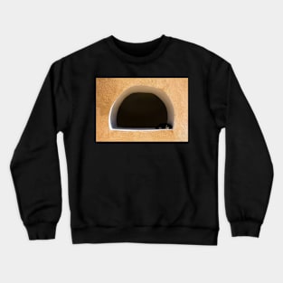 Street Cat in Baska, Croatia Crewneck Sweatshirt